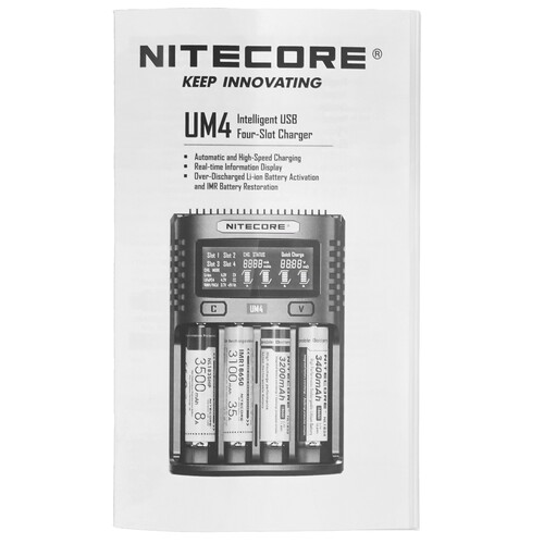 Купить Зарядное устройство NITECORE UM4  9170854. Характеристики, отзывы и цены в Донецке
