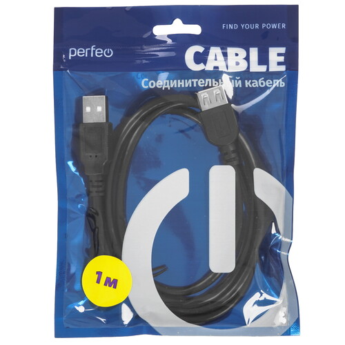 Купить Кабель Perfeo USB 2.0 Type-A - USB 2.0 Type-A  5620278. Характеристики, отзывы и цены в Донецке