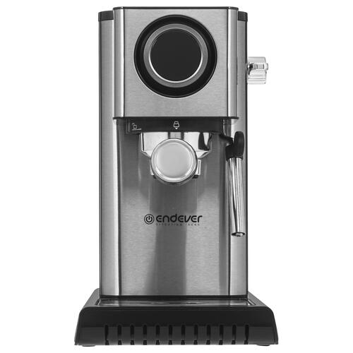 Купить Кофеварка рожковая Endever Costa-1090 серебристый  9014969. Характеристики, отзывы и цены в Донецке