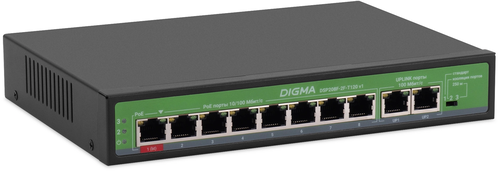 Купить Коммутатор Digma DSP208F-2F-T120  9156498. Характеристики, отзывы и цены в Донецке