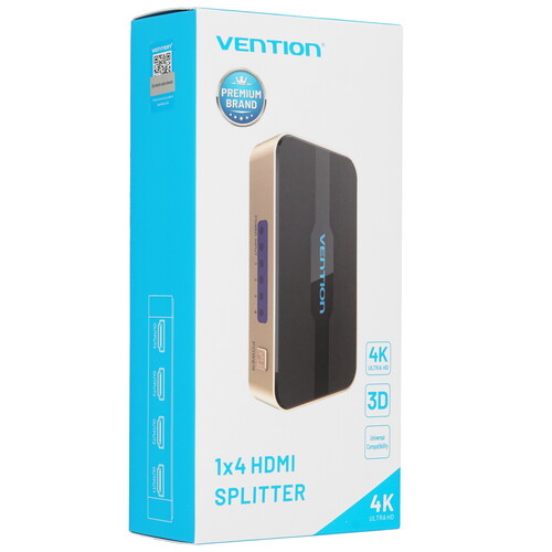 Купить Разветвитель Vention HDMI 19F/4x19F  9160762. Характеристики, отзывы и цены в Донецке