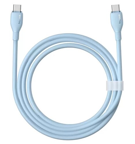 Купить Кабель круглый Baseus USB Type-C - USB Type-C голубой 2 м  9260761. Характеристики, отзывы и цены в Донецке