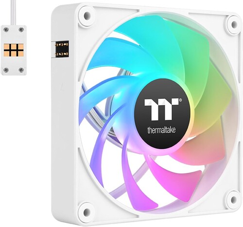 Купить Комплект реверсных вентиляторов Thermaltake CT140 EX Reverse ARGB Sync White [CL-F195-PL14SW-A]  5462320. Характеристики, отзывы и цены в Донецке