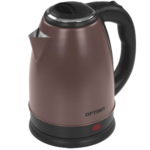 Купить Электрочайник OPTIMA EK-1808SS коричневый  9269573. Характеристики, отзывы и цены в Донецке