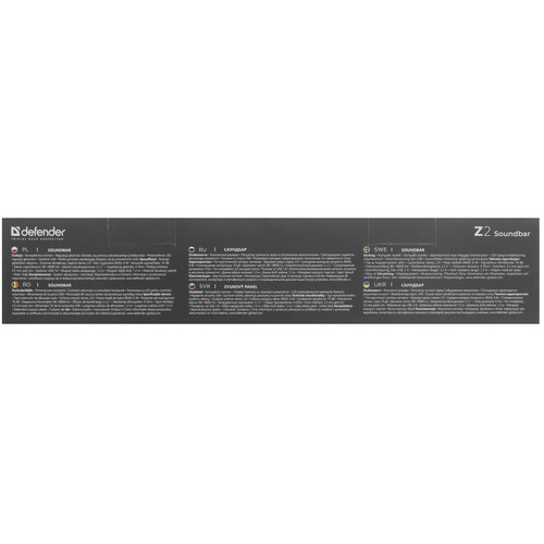 Купить Саундбар Defender Z2 белый  9230392. Характеристики, отзывы и цены в Донецке