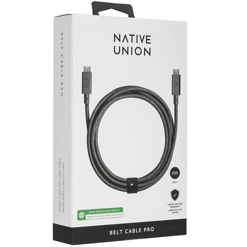 Купить Кабель круглый Native Union USB Type-C - USB Type-C зеленый 2.4 м  5466036. Характеристики, отзывы и цены в Донецке