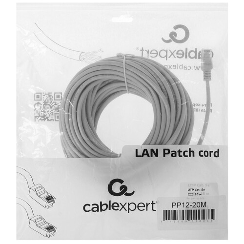 Купить Патч-корд Cablexpert PP12-20M  1669553. Характеристики, отзывы и цены в Донецке