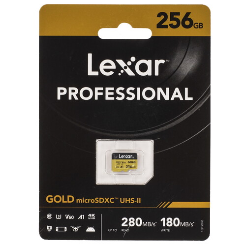 Купить Карта памяти Lexar Professional microSDXC 256 ГБ  9194489. Характеристики, отзывы и цены в Донецке