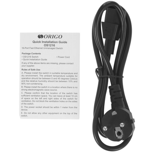 Купить Коммутатор ORIGO OS1216  5602472. Характеристики, отзывы и цены в Донецке