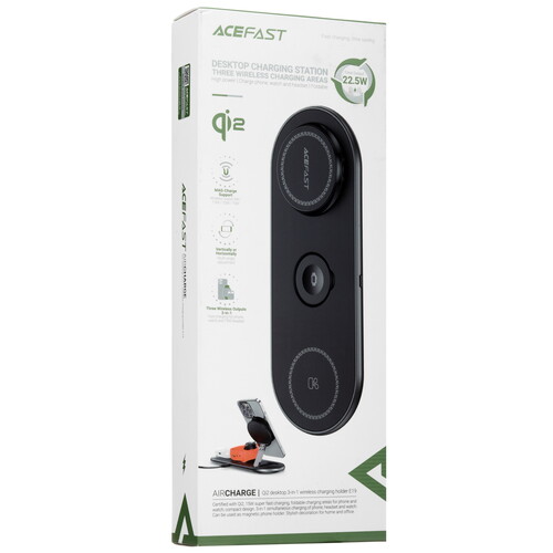 Купить Беспроводное зарядное устройство ACEFAST E19 черный  5464029. Характеристики, отзывы и цены в Донецке