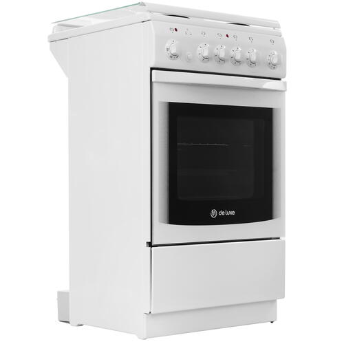 Купить Электрическая плита De Luxe 5004.10Э (кр) белый  1185567. Характеристики, отзывы и цены в Донецке