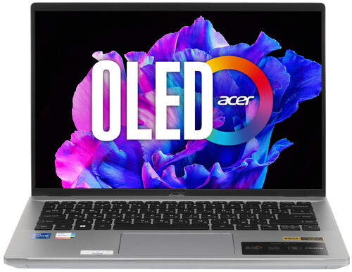 Купить 14" Ноутбук Acer Swift GO 14 SFG14-71-72QX серебристый  5455278. Характеристики, отзывы и цены в Донецке