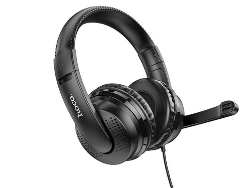 Купить Проводные наушники Hoco W103 Magic Tour черный 2022  9244567. Характеристики, отзывы и цены в Донецке