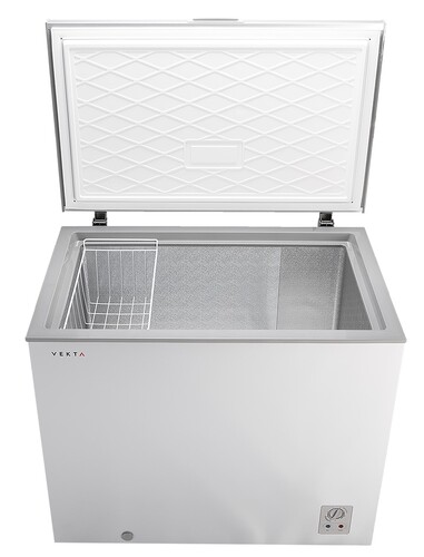 Купить Морозильный ларь VEKTA FR-270S02 серебристый  9163255. Характеристики, отзывы и цены в Донецке