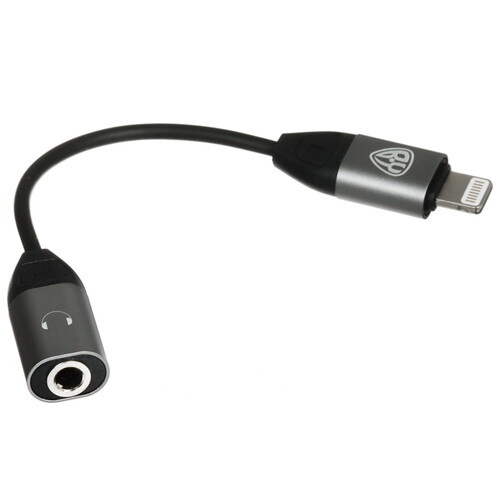 Купить Кабель   BY Lightning - jack 3.5 мм черный  5482062. Характеристики, отзывы и цены в Донецке