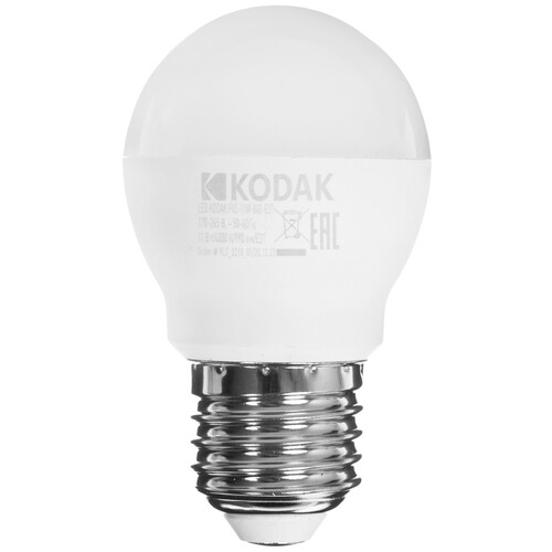 Купить Комплект светодиодных ламп Kodak P45-11W-840-E27  9305924. Характеристики, отзывы и цены в Донецке