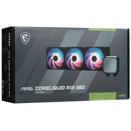 Купить Система охлаждения MSI MAG CORELIQUID A13 360 черная  5610900. Характеристики, отзывы и цены в Донецке