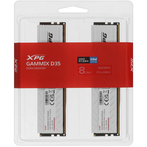 Купить Оперативная память ADATA XPG GAMMIX D35 [AX4U36008G18I-DTWHD35] 16 ГБ  5433325. Характеристики, отзывы и цены в Донецке