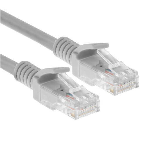 Купить Патч-корд ExeGate UTP-RJ45-RJ45-5e-0.3M-GY  8188436. Характеристики, отзывы и цены в Донецке