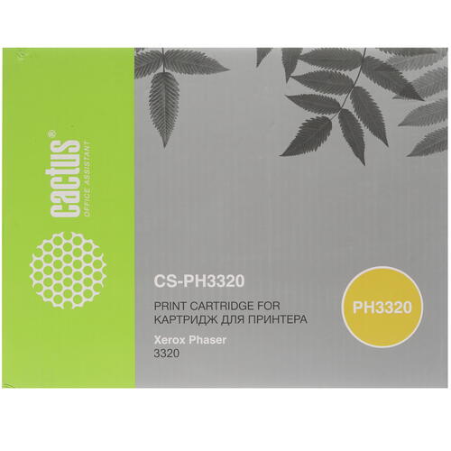 Купить Картридж лазерный Cactus CS-PH3320 черный, с чипом  7936798. Характеристики, отзывы и цены в Донецке