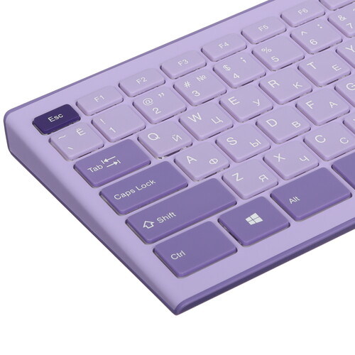 Купить Клавиатура+мышь беспроводная   Acer OCC205 фиолетовый  9091293. Характеристики, отзывы и цены в Донецке