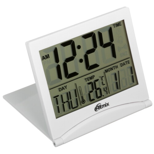 Купить Будильник Ritmix CAT-042 White  9104539. Характеристики, отзывы и цены в Донецке