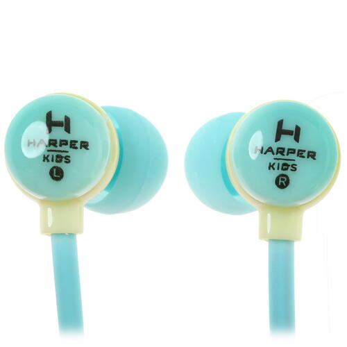 Купить Проводные наушники Harper KIDS HK-39 бирюзовый  5337575. Характеристики, отзывы и цены в Донецке