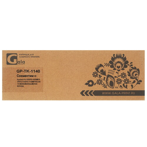 Купить Тонер-картридж лазерный GalaPrint GP-TK-1140 черный  9196247. Характеристики, отзывы и цены в Донецке