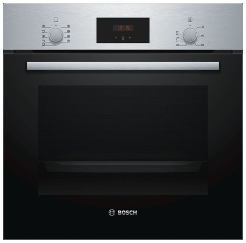 Купить Электрический духовой шкаф Bosch HBF114BS1 серебристый  9915216. Характеристики, отзывы и цены в Донецке