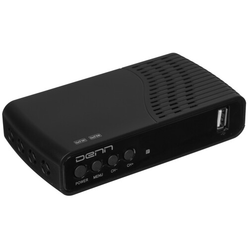 Купить Приставка для цифрового ТВ DENN DDT245 черный  5621433. Характеристики, отзывы и цены в Донецке