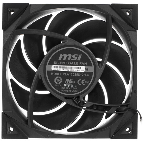 Купить Вентилятор MSI MEG SILENT GALE P12  черный  4875758. Характеристики, отзывы и цены в Донецке
