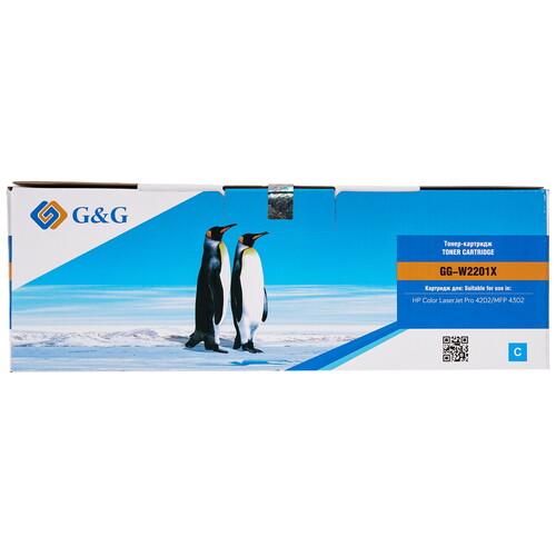 Купить Картридж лазерный G&G GG-W2201X голубой, с чипом  9146317. Характеристики, отзывы и цены в Донецке