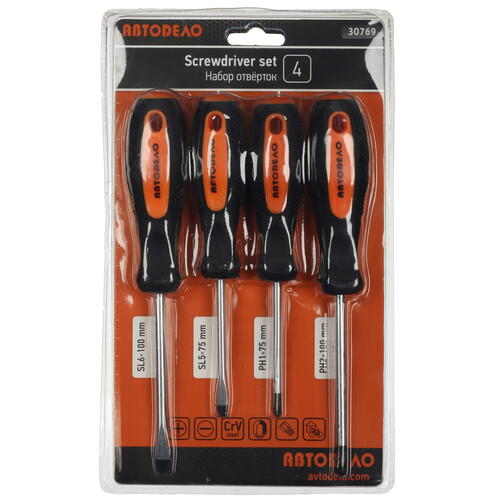 Купить Набор отверток АвтоDело 30769  8142342. Характеристики, отзывы и цены в Донецке