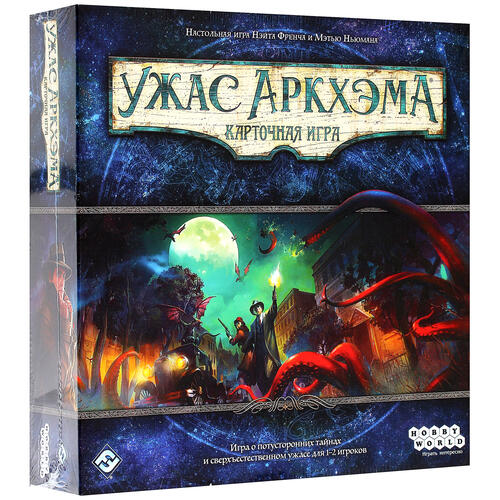 Купить Игра настольная "Ужас Аркхэма: Карточная игра"  1312683. Характеристики, отзывы и цены в Донецке