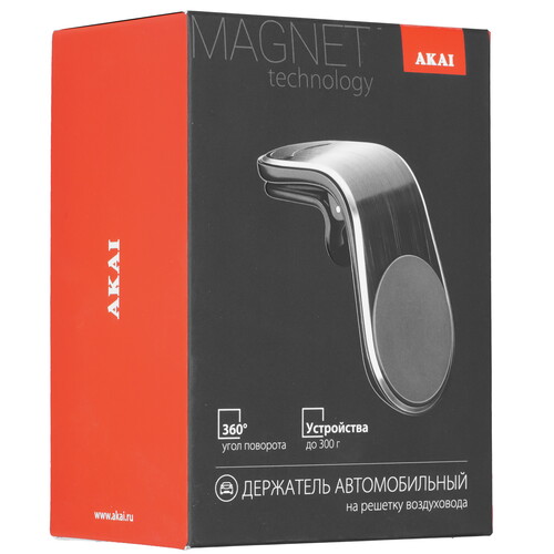 Купить Держатель автомобильный AKAI PM-529MV черный  9220585. Характеристики, отзывы и цены в Донецке