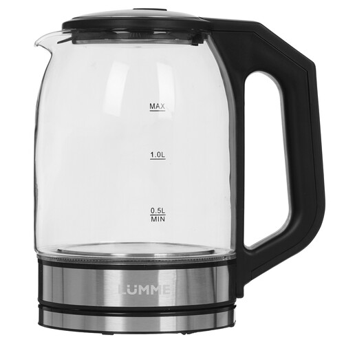 Купить Электрочайник LUMME LU-KT4109B черный  9162156. Характеристики, отзывы и цены в Донецке