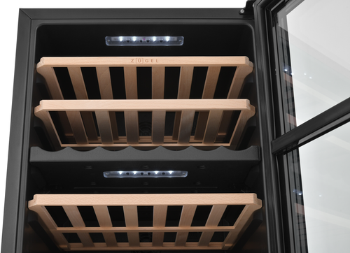 Купить Винный шкаф ZUGEL ZCWF521DB черный  9238030. Характеристики, отзывы и цены в Донецке
