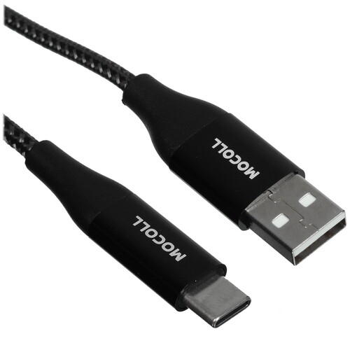 Купить Кабель круглый MOCOLL USB Type-C - USB 2.0 Type-A черный 1.5 м  5470435. Характеристики, отзывы и цены в Донецке