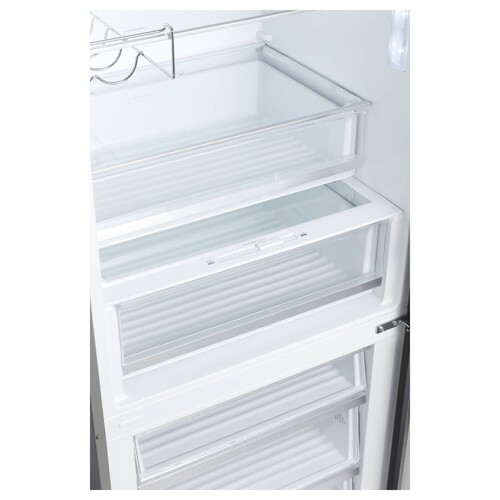 Купить Холодильник с морозильником   Korting KNFC 72337 XN черный  9158177. Характеристики, отзывы и цены в Донецке