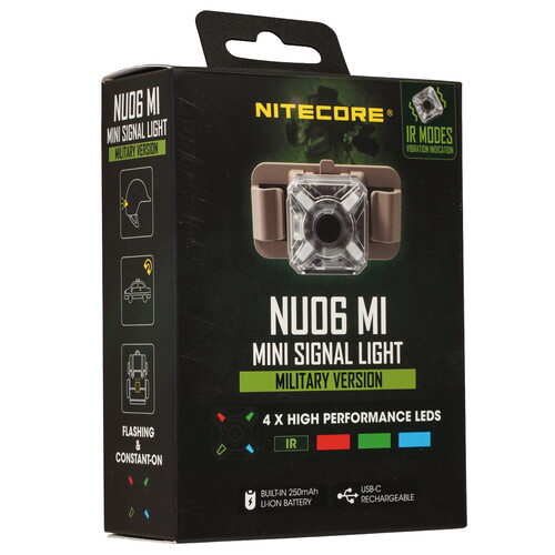 Купить Фонарь Nitecore NU06MI  9170778. Характеристики, отзывы и цены в Донецке