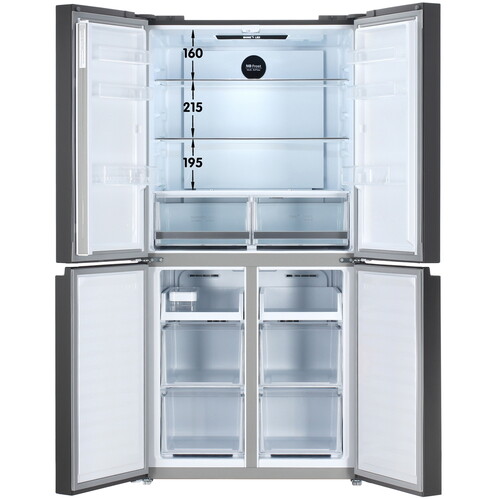 Купить Холодильник многодверный   DEXP MСr4-51AMG серебристый  9098440. Характеристики, отзывы и цены в Донецке