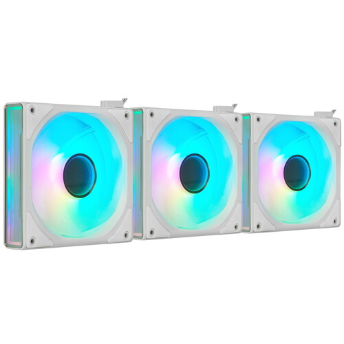 Купить Комплект вентиляторов JONSBO ZK-120W [ZK-120W(3 in 1)] белый  5615601. Характеристики, отзывы и цены в Донецке