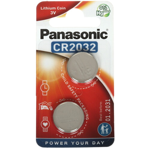 Купить Батарейка Panasonic Lithium CR2032  9220306. Характеристики, отзывы и цены в Донецке