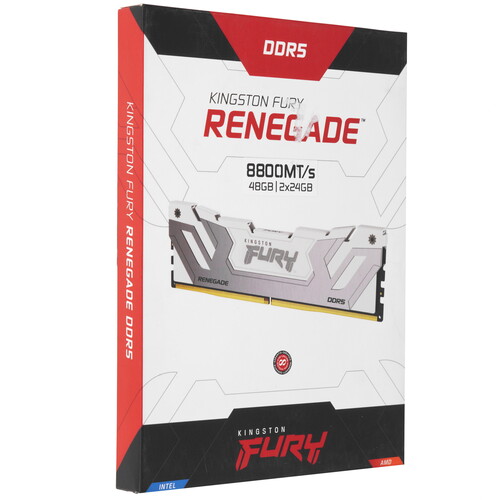 Купить Оперативная память Kingston Fury Renegade White  5629295. Характеристики, отзывы и цены в Донецке