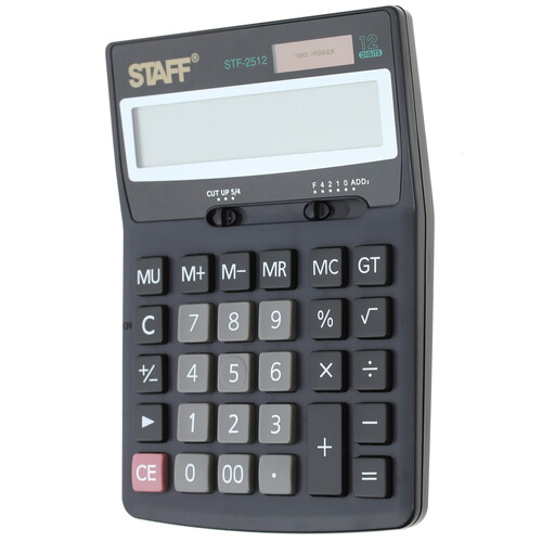 Купить Калькулятор STAFF STF-2512  1246389. Характеристики, отзывы и цены в Донецке