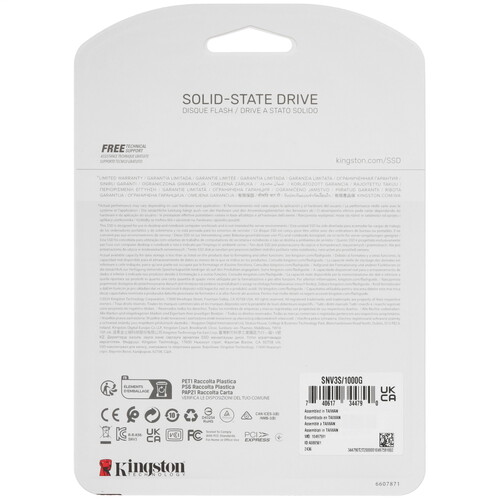 Купить 1000 ГБ M.2 NVMe накопитель Kingston NV3  5499607. Характеристики, отзывы и цены в Донецке