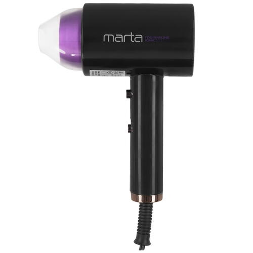 Купить Фен MARTA MT-1263 черный/фиолетовый  9058725. Характеристики, отзывы и цены в Донецке