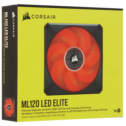 Купить Вентилятор Corsair ML120 LED ELITE  5610071. Характеристики, отзывы и цены в Донецке