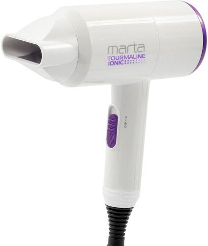 Купить Фен MARTA MT-1268 белый/фиолетовый  9058744. Характеристики, отзывы и цены в Донецке