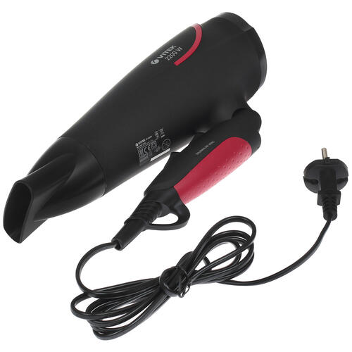 Купить Фен Vitek VT-8226 черный/розовый  1307086. Характеристики, отзывы и цены в Донецке